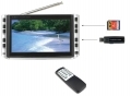 Monitor LCD TFT 7" con TV e lettore USB e SD NUOVO!