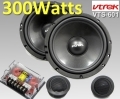 Kit Casse 16cm 6,5"+ Tweeter+Crossover VTREK 300W
